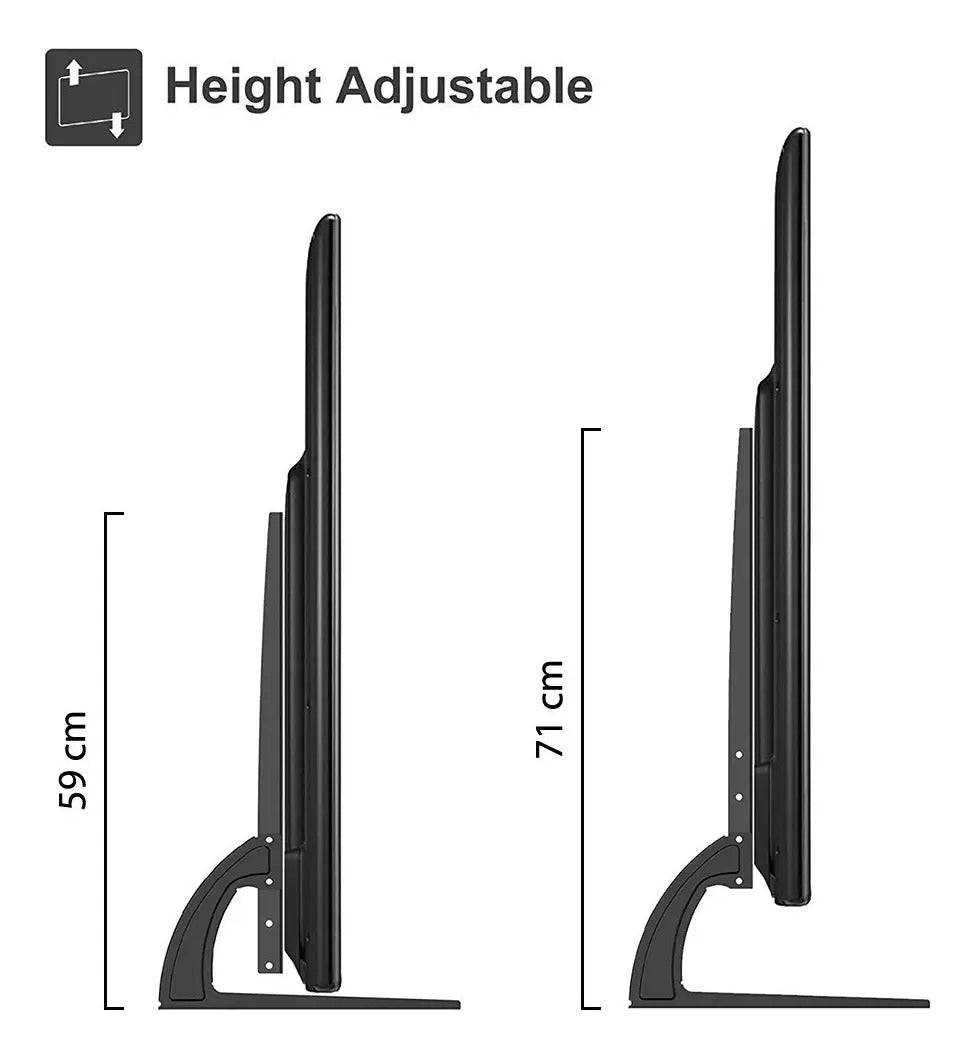 Soporte de Mesa para TV 37–75" VESA – Metal Ajustable