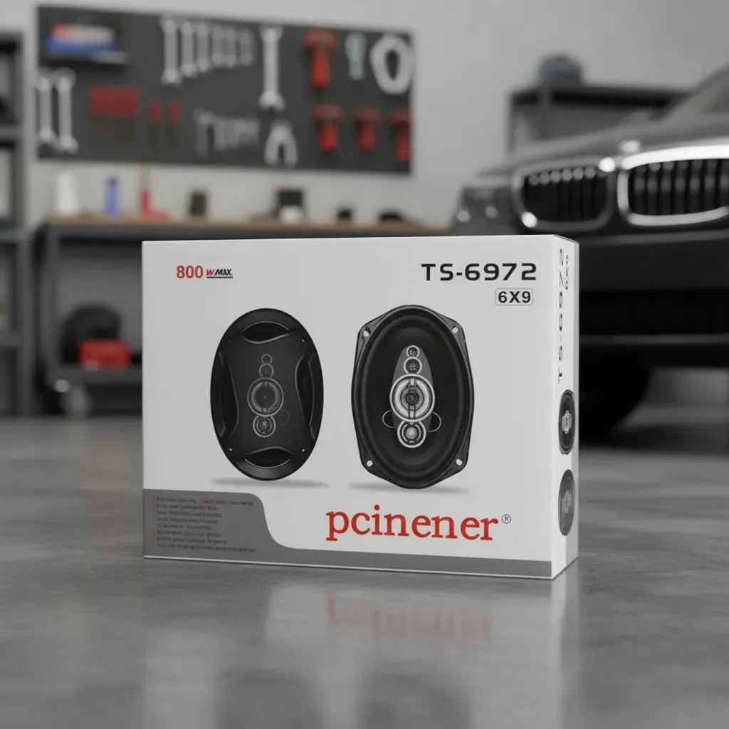 Parlantes para Auto 6x9" 800W | Pcinener TS-6972 | Sonido HIFI