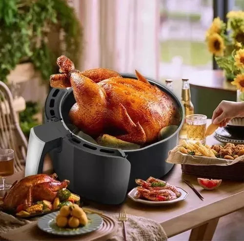 Air Fryer 6 Litros Sin Aceite con Pantalla Táctil LCD y 6 Modos de Cocción