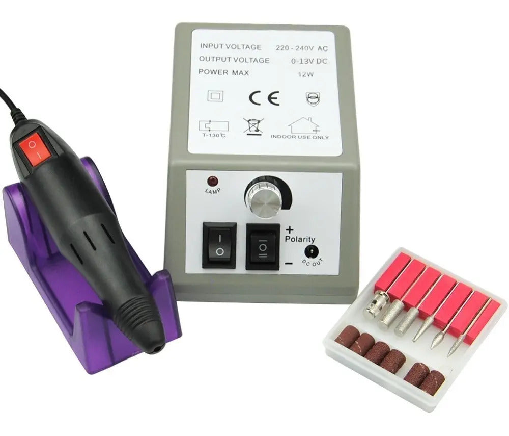 Torno Profesional para Uñas Acrílicas 20.000 RPM – Manicure y Pedicure 220V