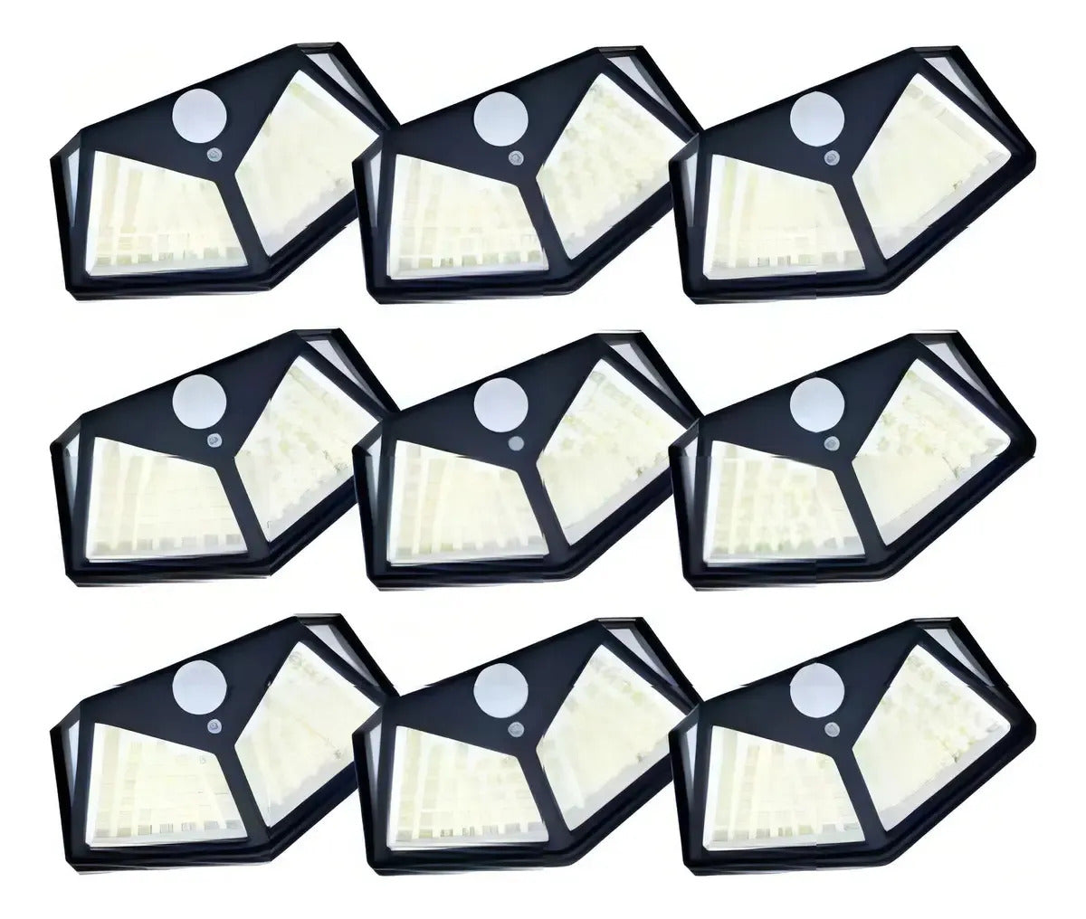 Pack 3 Focos Solares LED Exterior 100 LED con Sensor de Movimiento