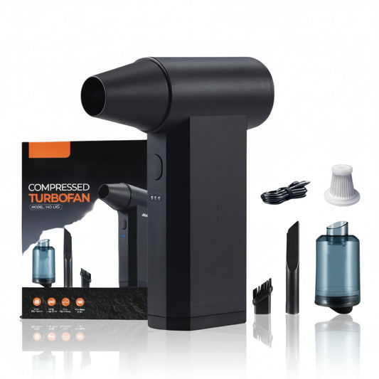 Mini Soplador Aspiradora Inalámbrica 2 en 1 | 3 Potencias | Recargable