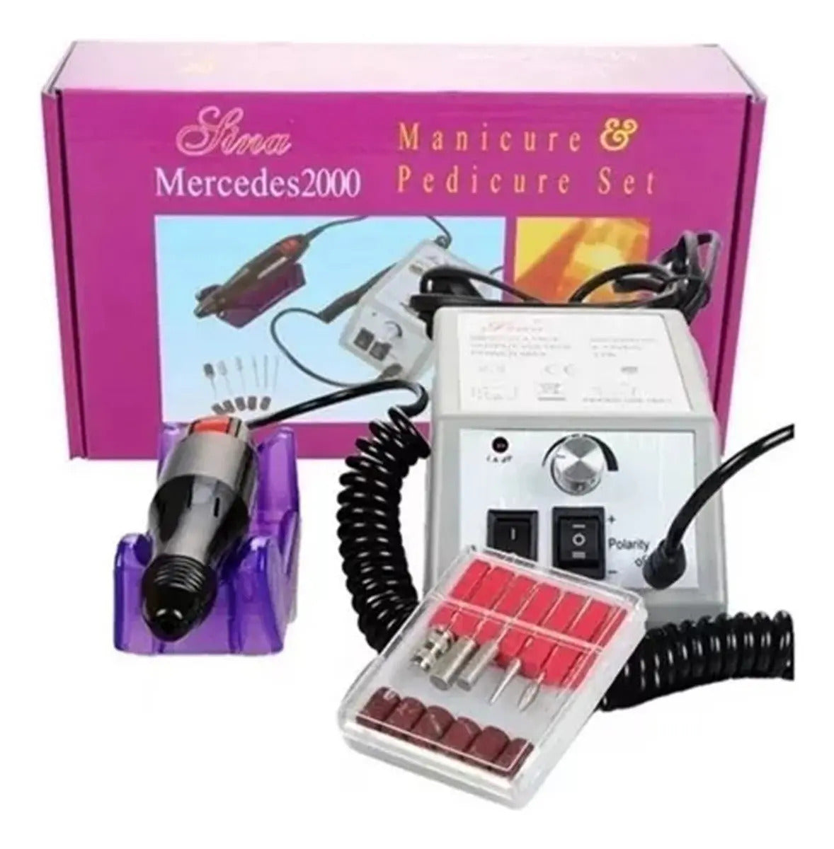 Torno Profesional para Uñas Acrílicas 20.000 RPM – Manicure y Pedicure 220V