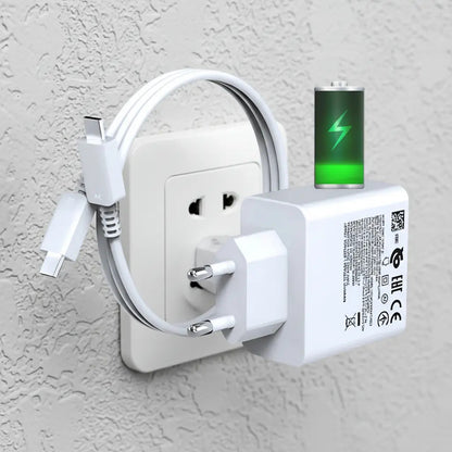 Cargador USB Tipo-C 120W Carga Rápida Eficiencia A++ Cable Incluido