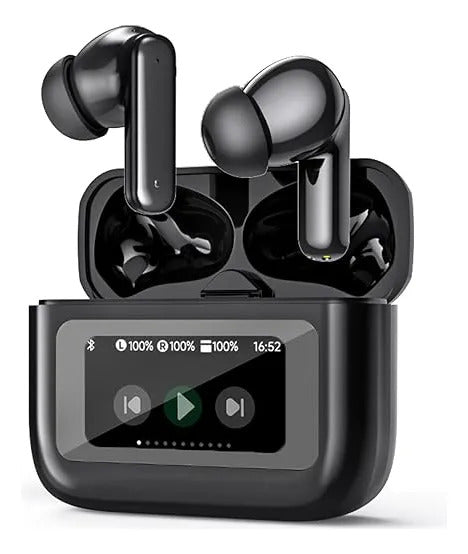 Audífonos Bluetooth TWS A9Pro – IPX6, Cancelación de Ruido, Estuche 500mAh, Siri/Google