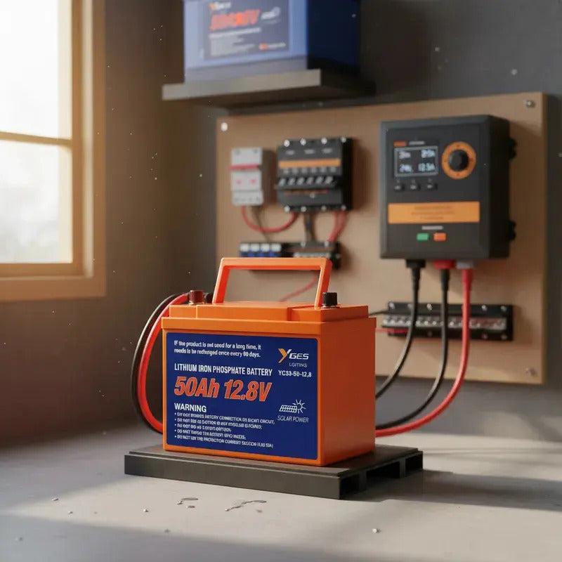 Batería LiFePO4 12V 50Ah con BMS – 6000 Ciclos para Energía Solar y Off-Grid