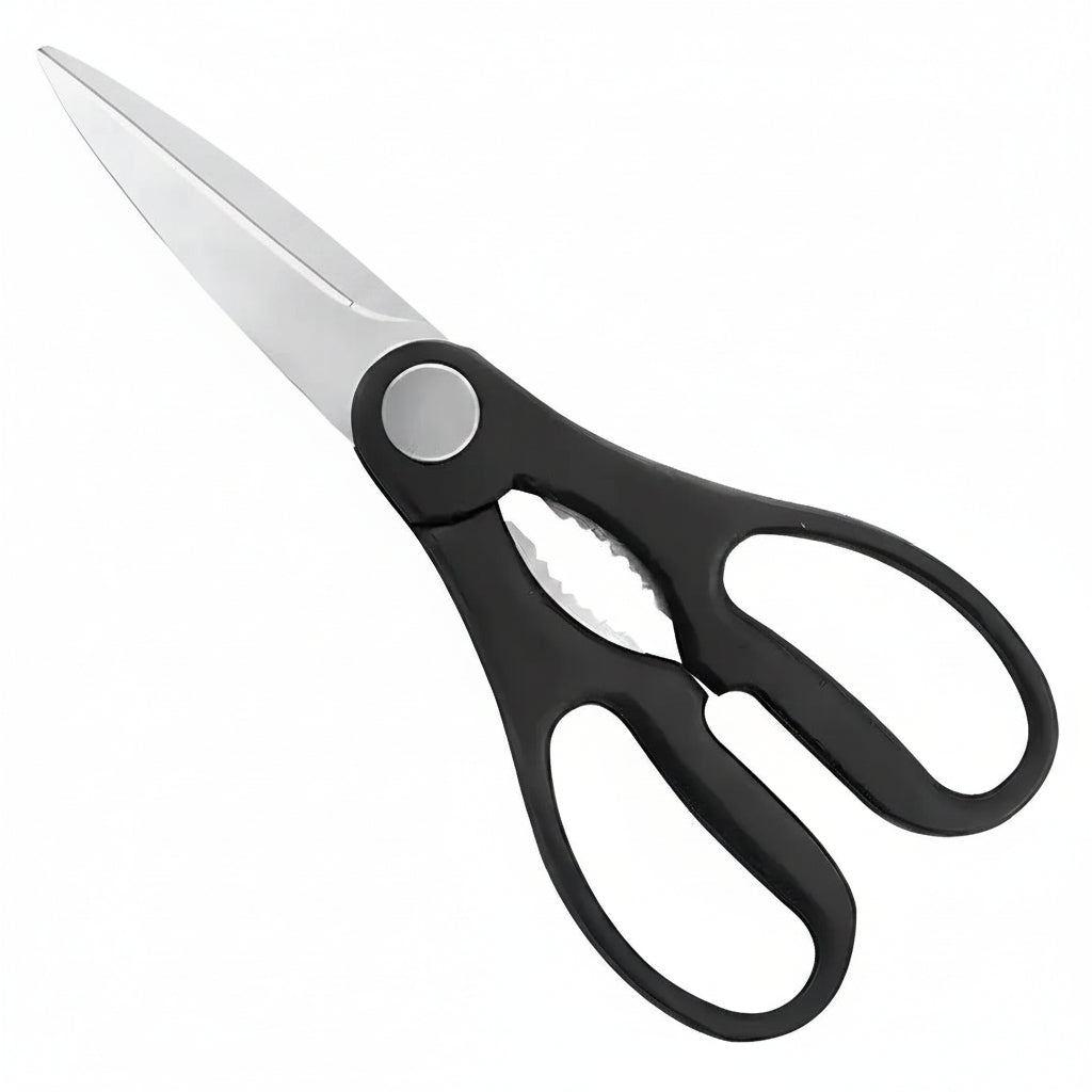 Set de 6 Cuchillos de Cocina en Acero Inoxidable con Mango Negro