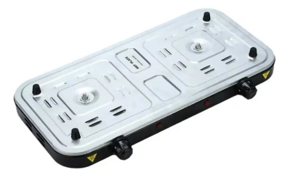 Cocinilla Eléctrica 2 Platos Espiral 2000W | Portátil | Negro