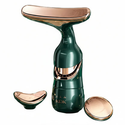 Masajeador Facial Vibratorio Cabeza T | 6000 RPM Reafirmante Dorado