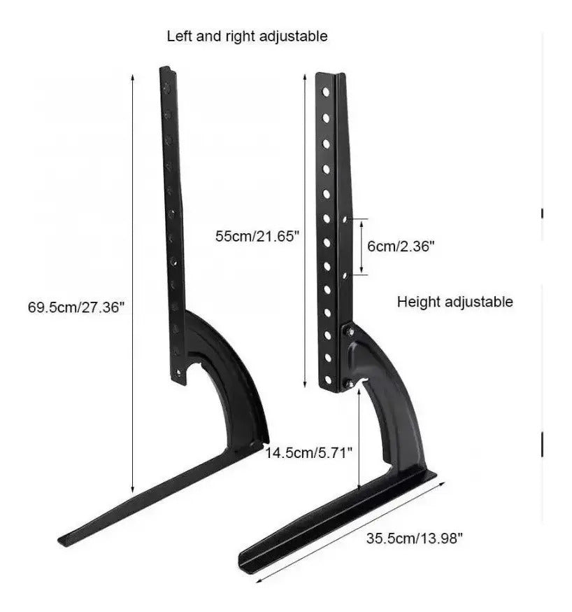 Soporte de Mesa para TV 37–75" VESA – Metal Ajustable