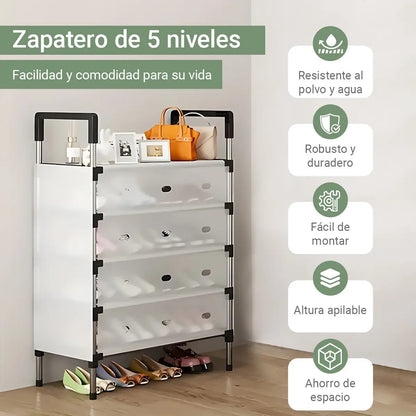 Organizador zapatos 5 Niveles para 15 Pares,