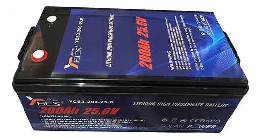 Batería LiFePO4 24V 200Ah con BMS – 6000 Ciclos para Sistemas Solares de Alta Potencia