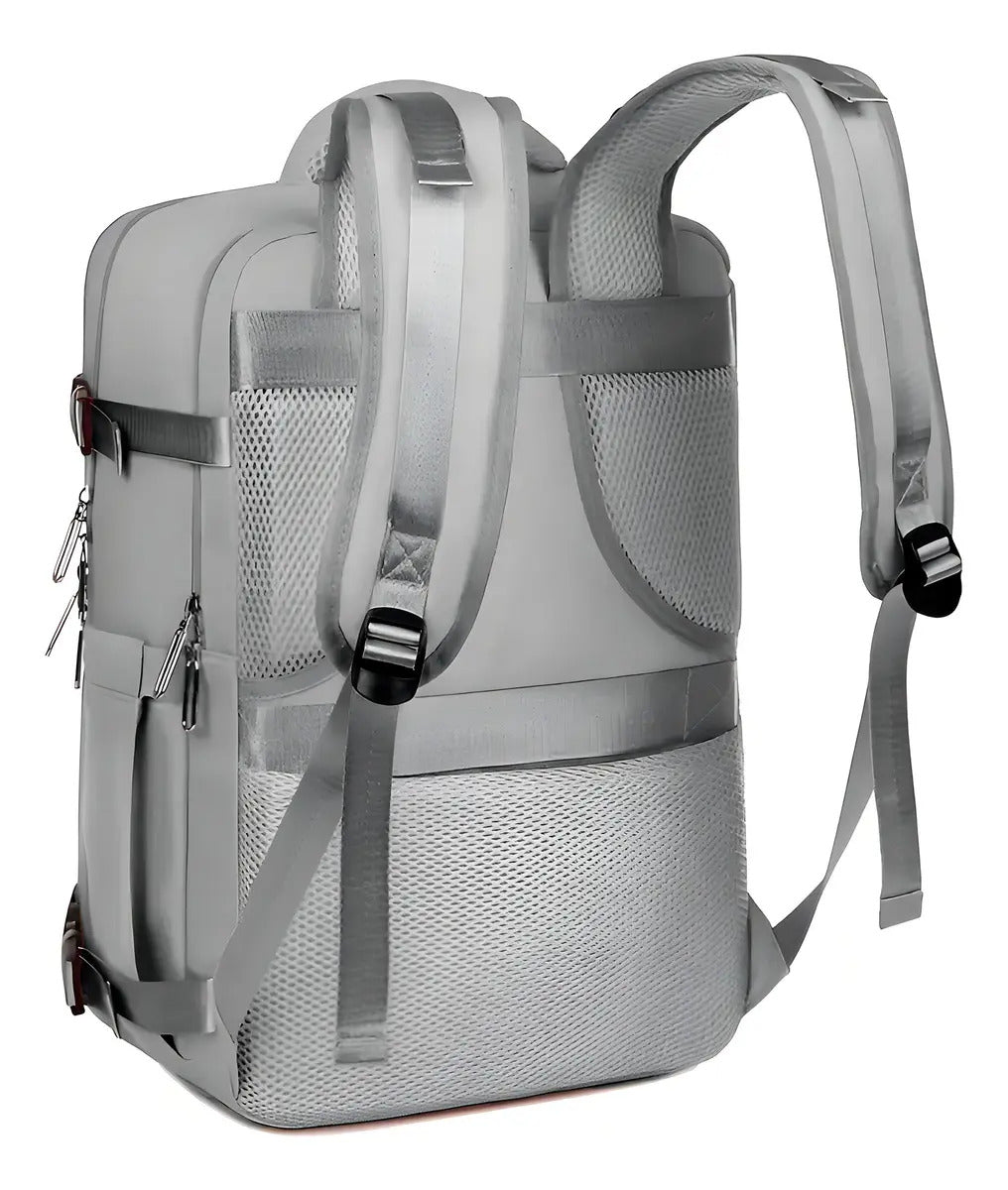 Mochila de Viaje Expandible 45L Impermeable Puerto USB Antirrobo
