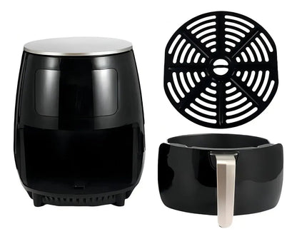 Freidora de Aire Digital 6L 2400W | Sin Aceite Silver Crest Negro