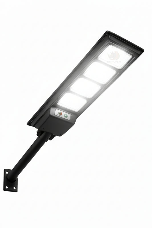 Foco Solar LED 1500W IP67 Sensor Movimiento Control Remoto