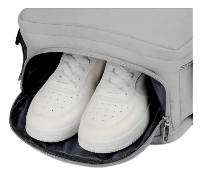 Mochila de Viaje Expandible 45L Impermeable Puerto USB Antirrobo