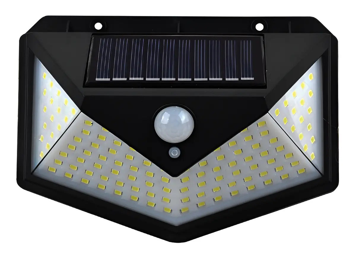 Pack 3 Focos Solares LED Exterior 100 LED con Sensor de Movimiento
