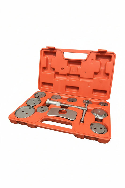 Kit Compresor de Cálipers Universal 12 Piezas | Retractor de Pistón de Freno