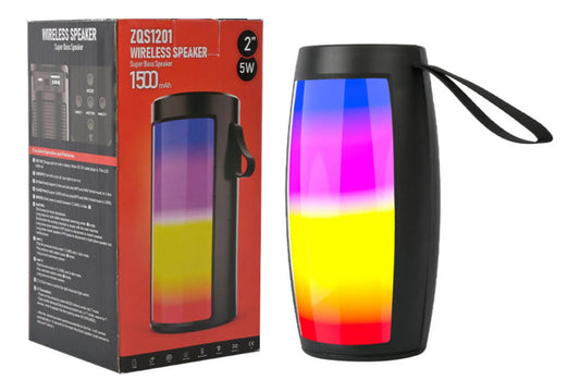 Parlante Bluetooth Portátil con Luces LED RGB