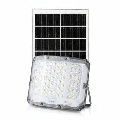Foco Reflector Solar LED 300W – Panel Independiente, 4 Modos, Control Remoto