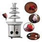 Fuente de Chocolate Fondue 4 Niveles – Acero Inoxidable