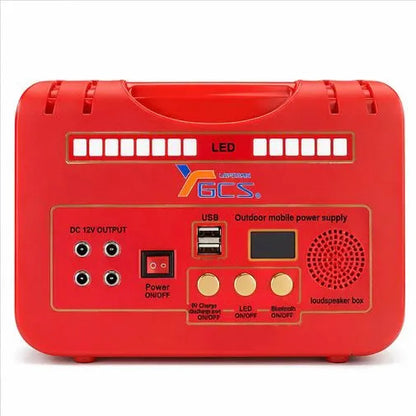 Generador Solar Portátil 300W – Batería + Inversor Kit Emergencia