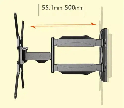 Base Soporte Tv Pared Brazo Ajustable 32 A 55 Pulgadas