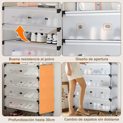Organizador zapatos 5 Niveles para 15 Pares,