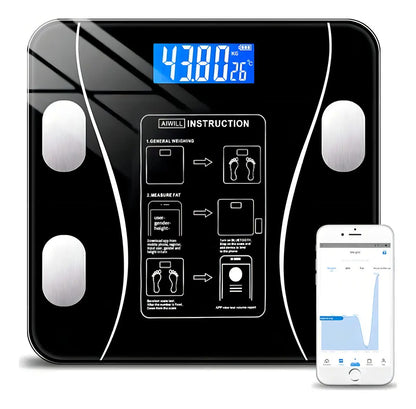 Báscula Digital Bluetooth 180kg App Android iOS