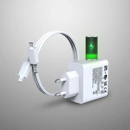 Cargador USB Tipo-C 120W Carga Rápida Eficiencia A++ Cable Incluido
