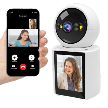 Cámara WiFi PTZ Interior 1080P con Seguimiento Humano – App ICSEE