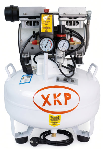 Compresor De Aire 24 Litros Silencioso Libre Aceite Xkp