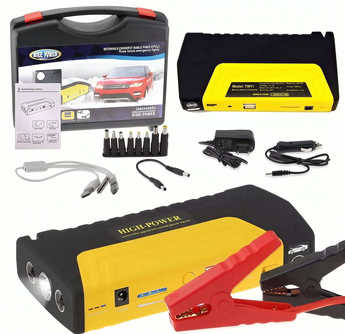 Arrancador de Emergencia para Auto 68800 mAh – Partidor 12V