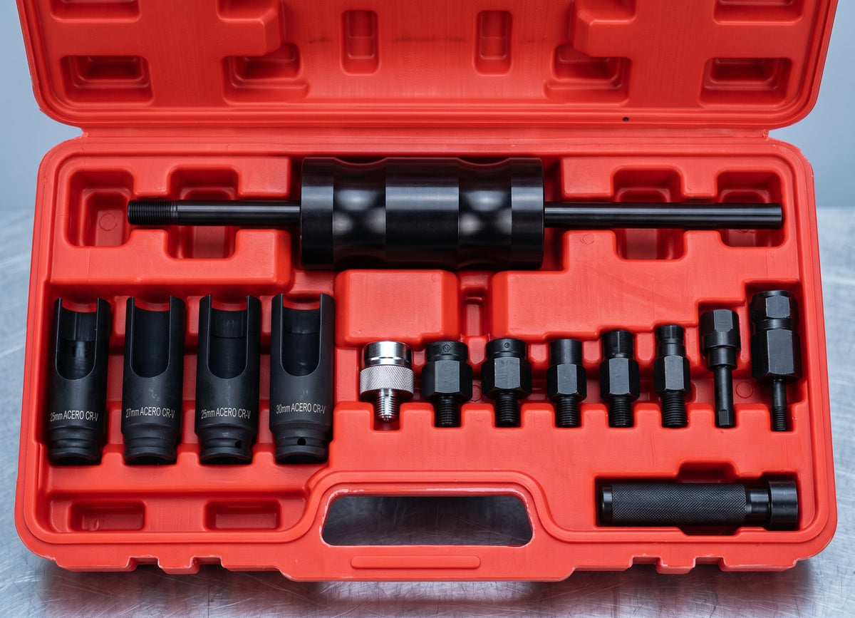 Kit Extractor Inyectores Diésel Universal 14 Piezas