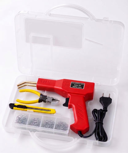 Soldadora de Plástico Portátil Kit 200 Grapas | Reparación Profesional