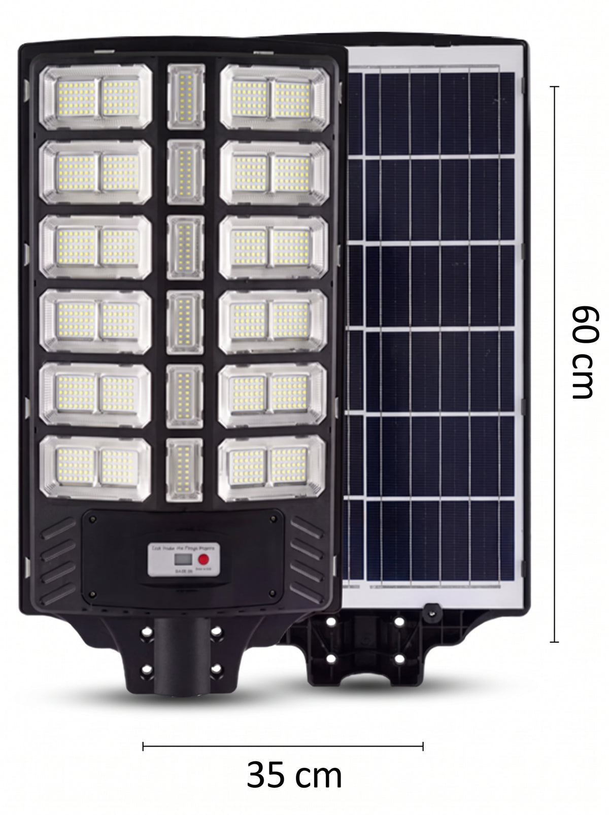 Foco Solar LED 6000w Exterior con Sensor y Control Remoto + Soporte