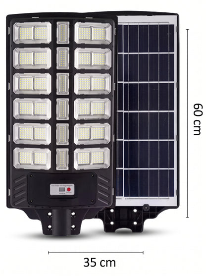 Foco Solar LED 6000w Exterior con Sensor y Control Remoto + Soporte