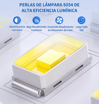 Reflector Solar LED 5000W | IP67 Sensor + Control Remoto + Soporte