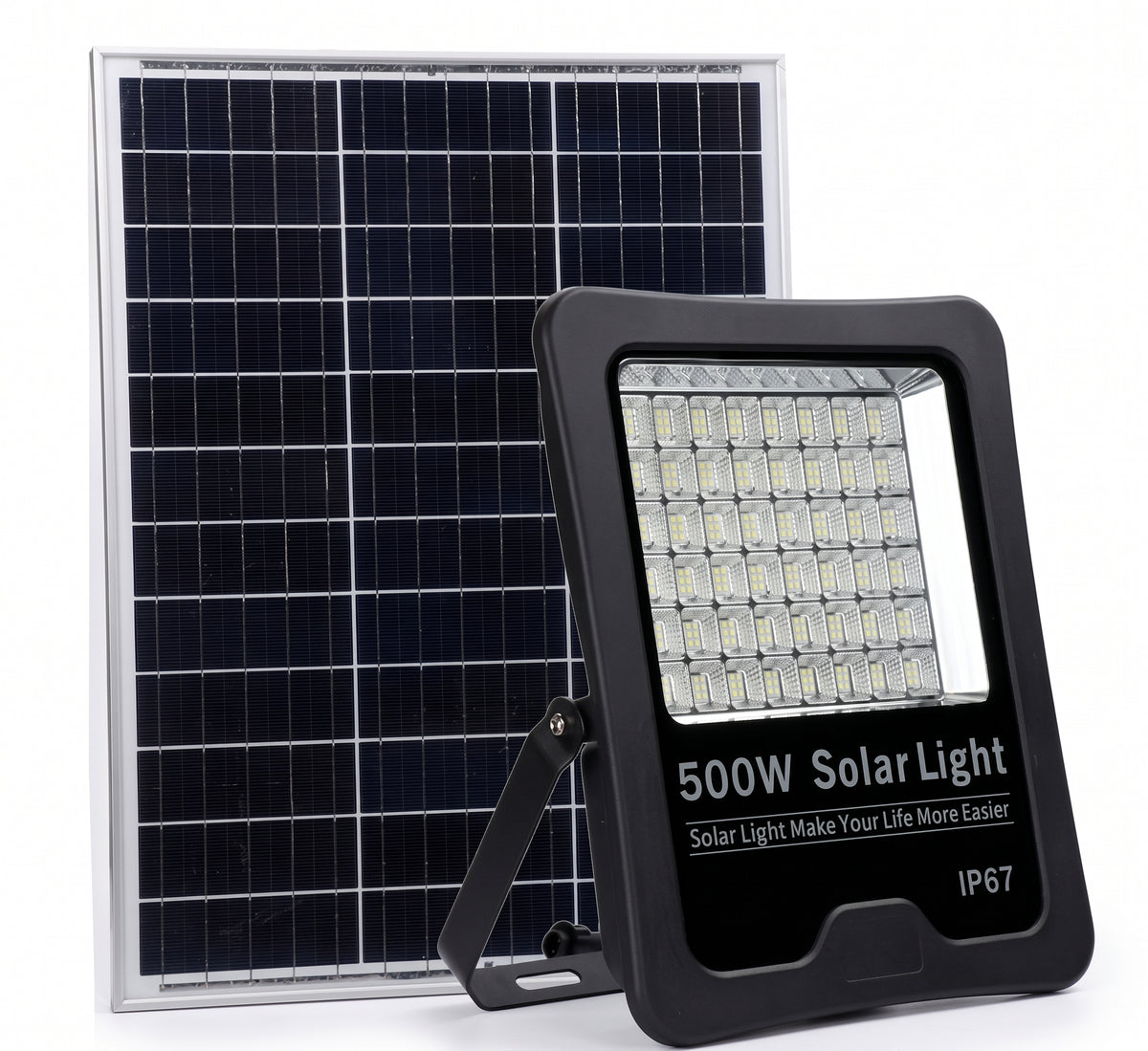 Foco Solar 500W | Panel Solar + Control Remoto | IP67