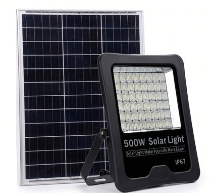 Foco Solar 500W | Panel Solar + Control Remoto | IP67