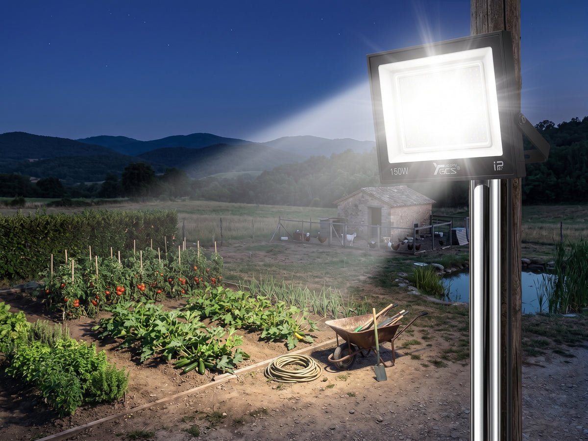 Foco LED Reflector Eléctrico 150W – Resistente al Agua para Exterior e Interior