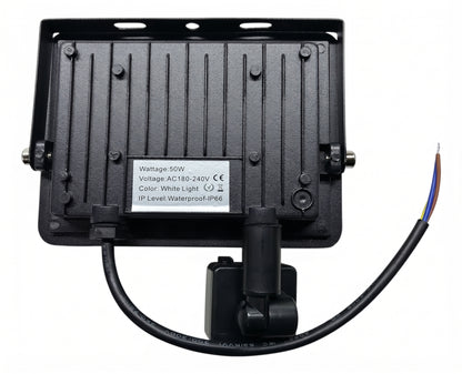 Reflector LED 50W con Sensor de Movimiento IP66 | Exterior e Interior