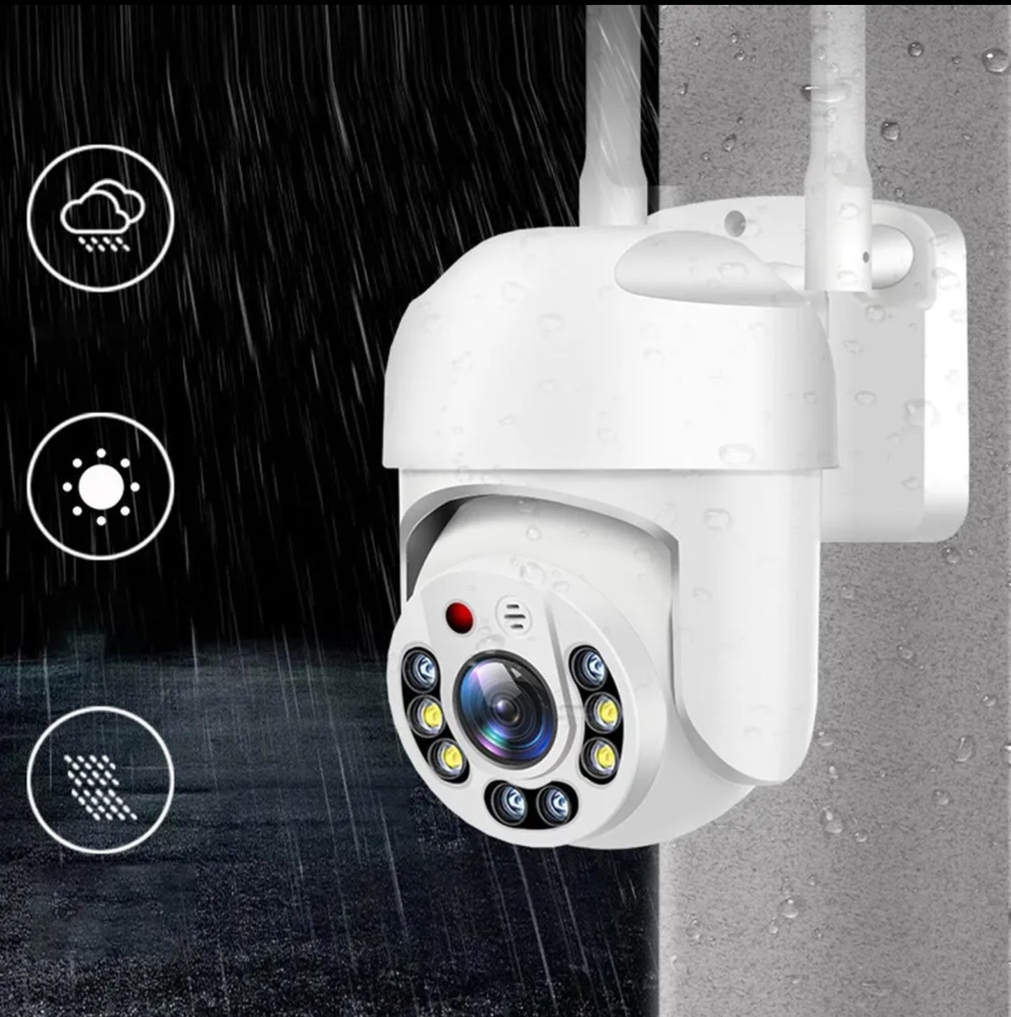 Cámara WiFi Exterior Yoosee IP66 con Alarma