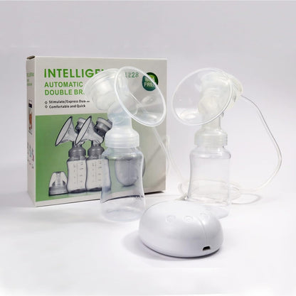 Sacaleches Eléctrico Doble Portátil Manos Libres – 8 Niveles USB Silencioso