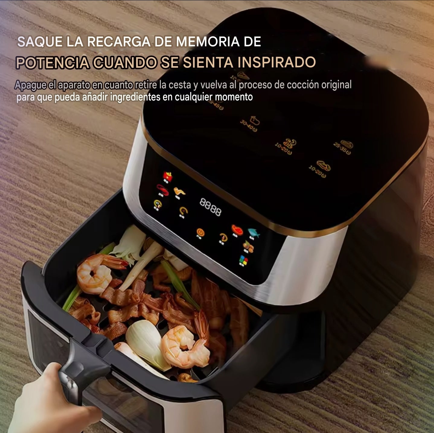 Air Fryer Digital 12L 2800W – Freidora de Aire para Toda la Familia