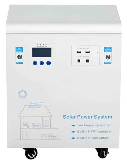 Generador Inversor Solar 3000W con Batería Litio 5kWh 100A y Controlador MPPT