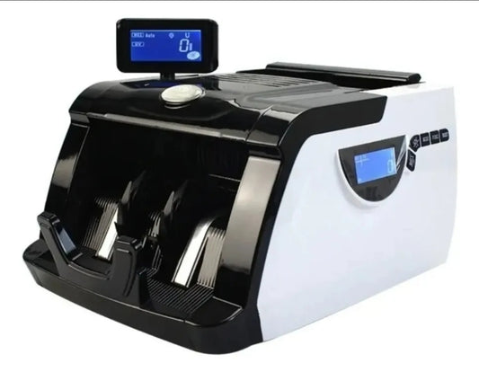 Máquina Contadora de Billetes Profesional 900 pcs/min con Detector UV y Magnético