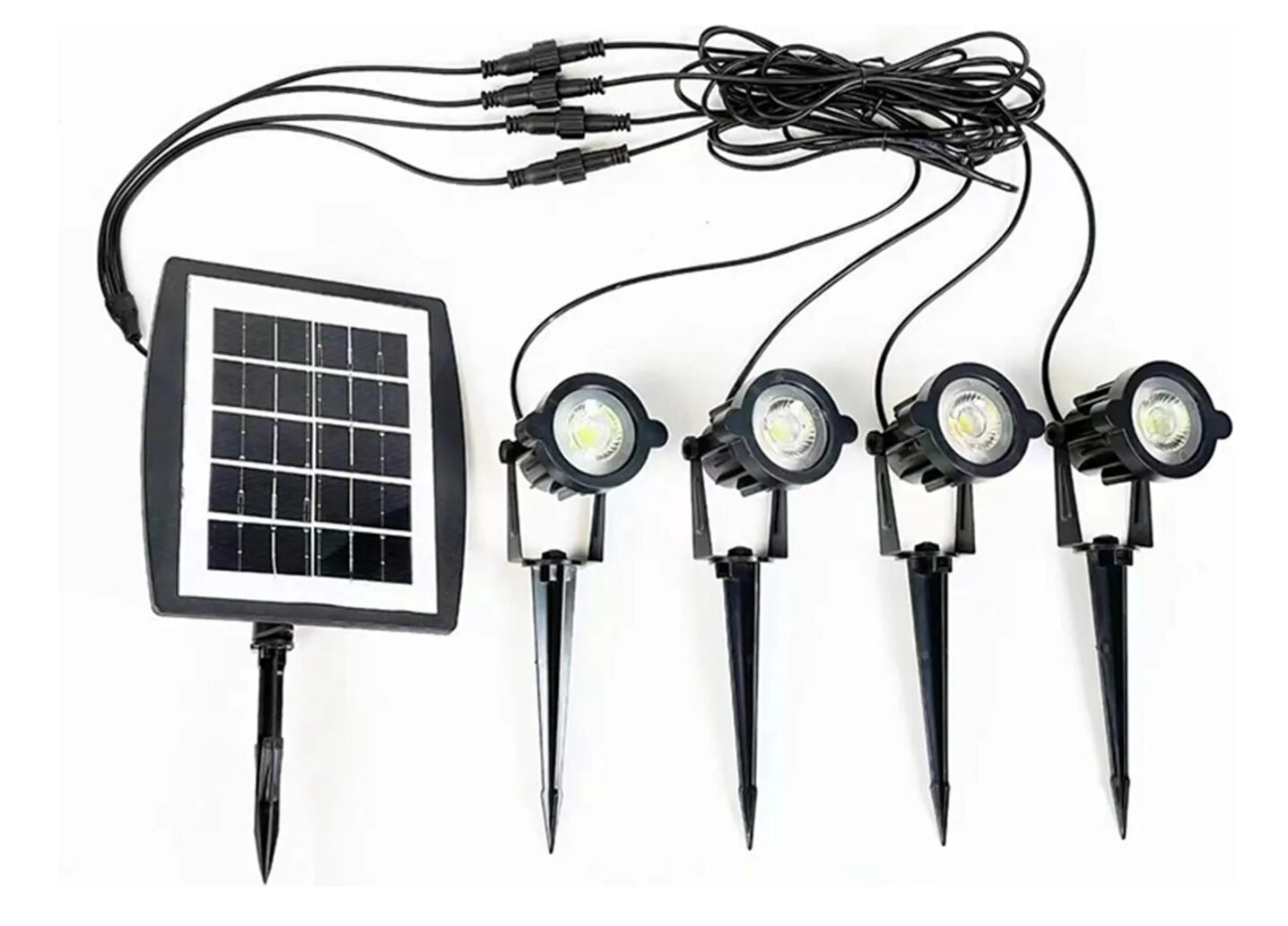 Lámpara LED Solar para Césped Recargable