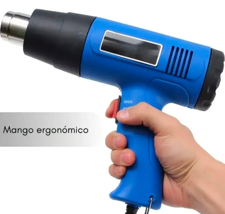 Pistola de Calor 2000W – 60°C a 650°C Ajustable