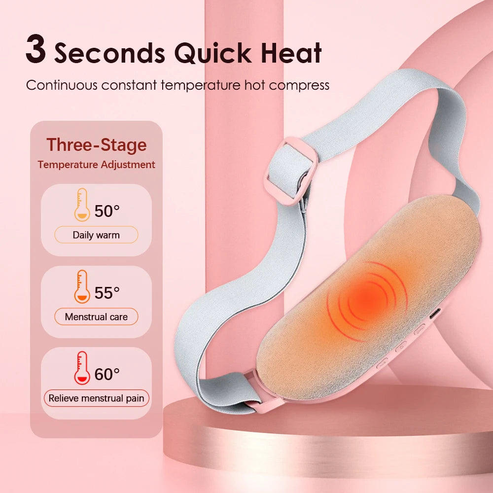 Cinturón Alivio Menstrual Con Calor y Masajeador